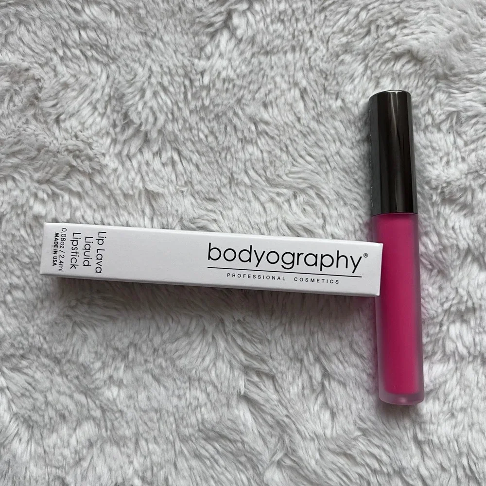 Bodyography Lip Lava Liquid Lipstick Free Spirit 9623 Pink Matte 0.08oz NIB